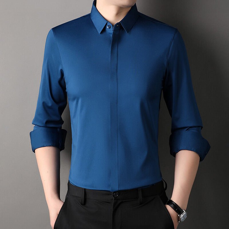 Fashionmoment® | Knitterfreies Stretchhemd für Herren