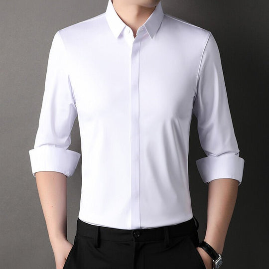 Fashionmoment® | Knitterfreies Stretchhemd für Herren