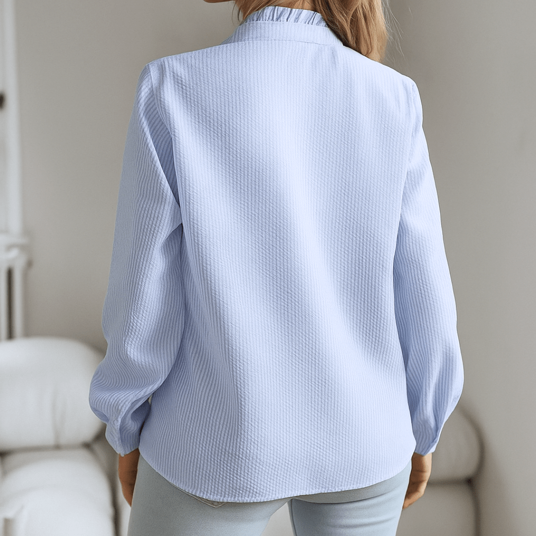 Fashionmoment® Laura | Luxuriöse Bluse mit Fransen