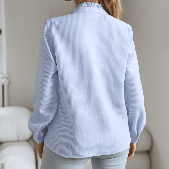 Fashionmoment® Laura | Luxuriöse Bluse mit Fransen