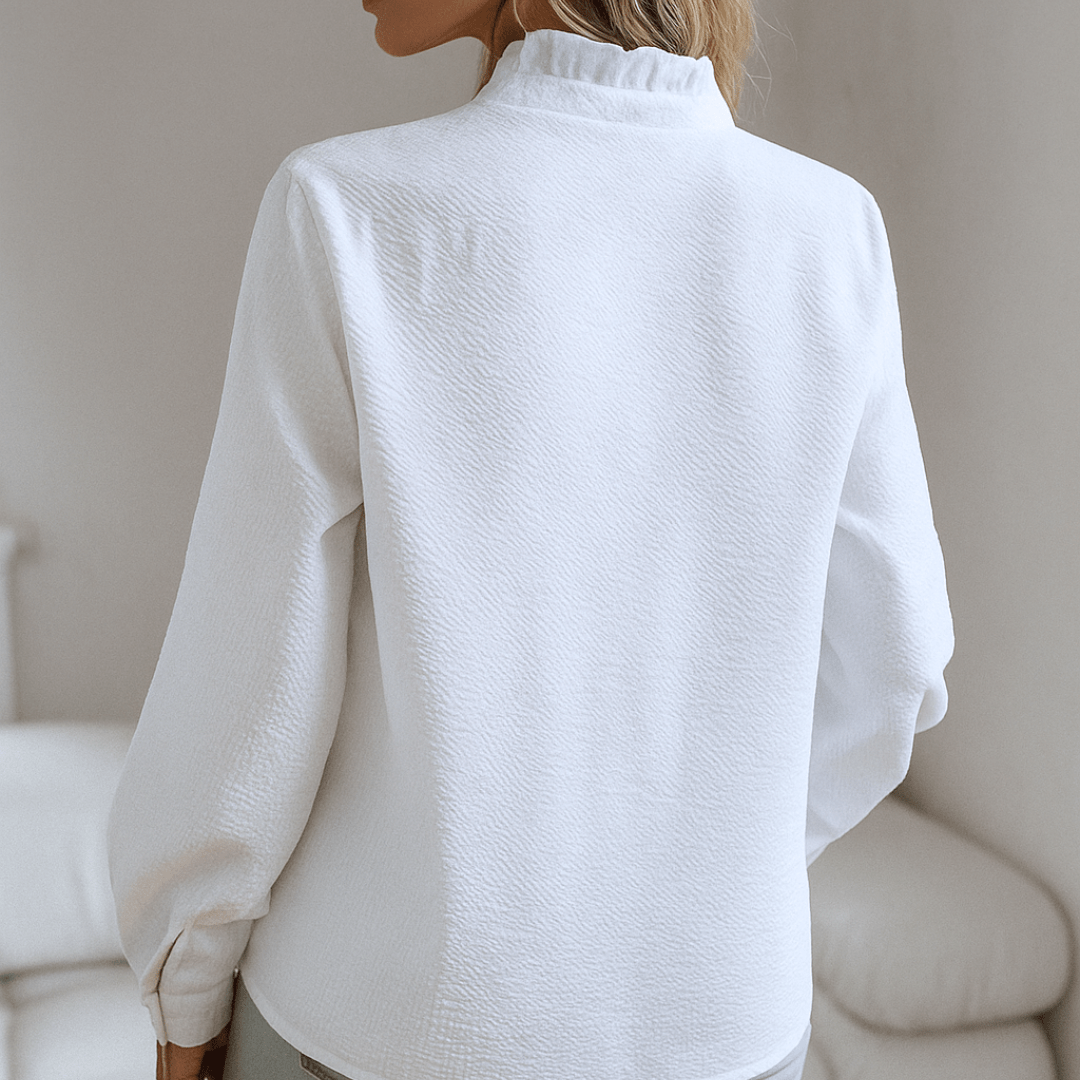 Fashionmoment® Laura | Luxuriöse Bluse mit Fransen