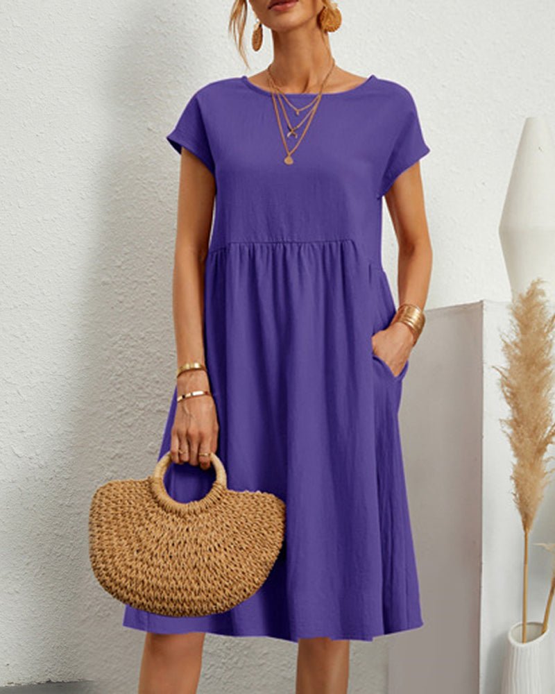 Fashionmoment® | Robe ample à encolure ronde