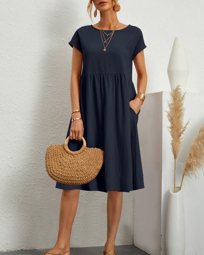 Fashionmoment® | Robe ample à encolure ronde