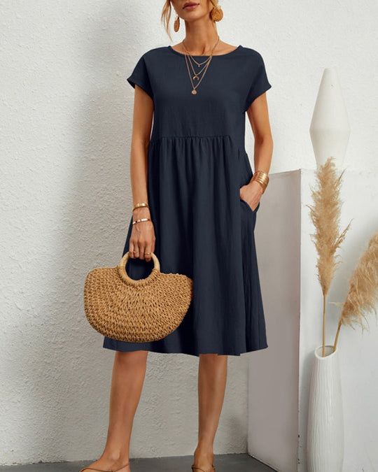 Fashionmoment® | Robe ample à encolure ronde