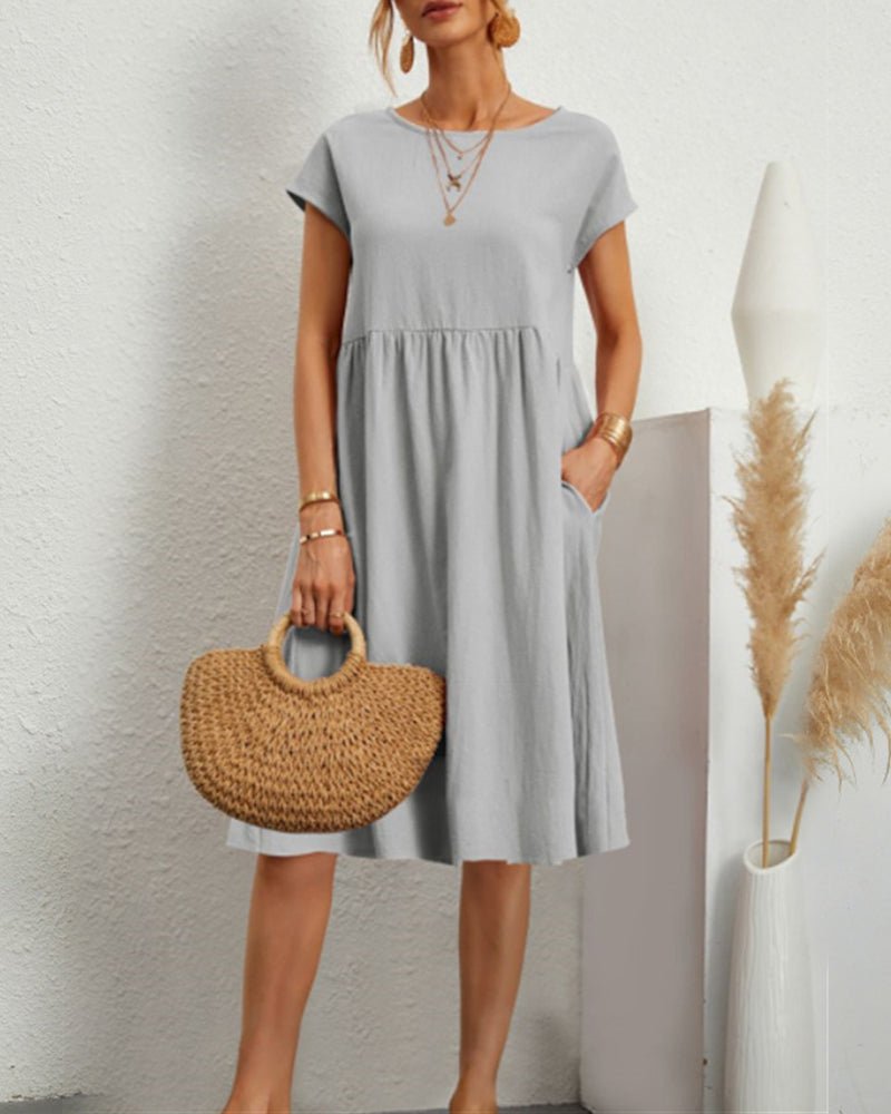 Fashionmoment® | Robe ample à encolure ronde