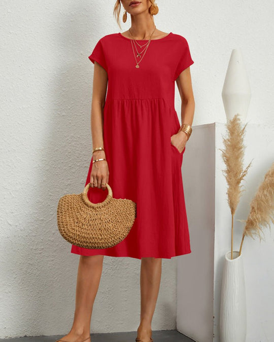 Fashionmoment® | Robe ample à encolure ronde
