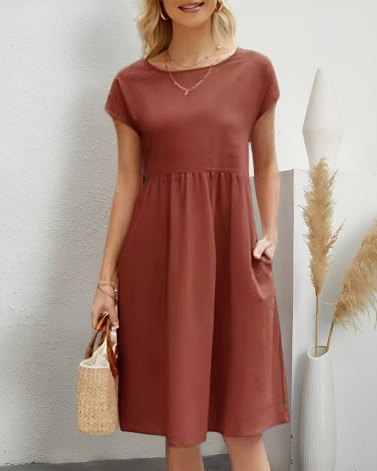 Fashionmoment® | Robe ample à encolure ronde