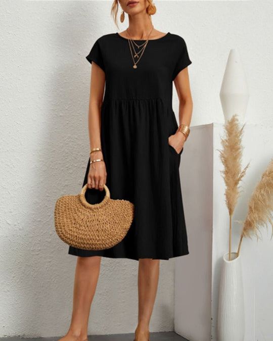 Fashionmoment® | Robe ample à encolure ronde