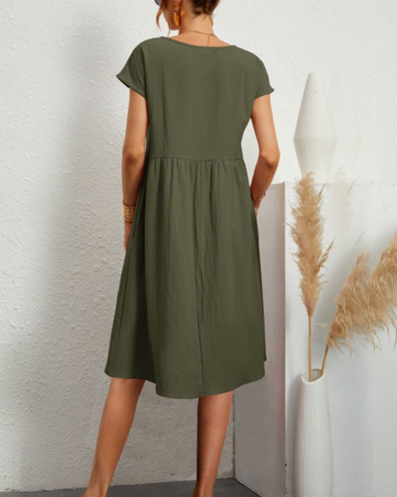 Fashionmoment® | Robe ample à encolure ronde