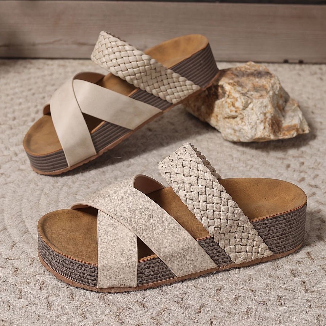 Fashionmoment® Martine | Sandales orthopédiques élégantes en cuir pour plus de style et de confort