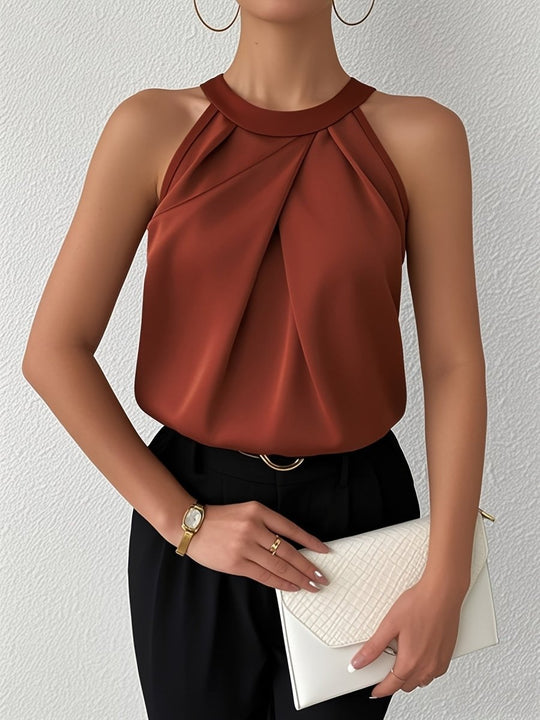 Fashionmoment® Miranda | Elegante Satinbluse mit offenen Schultern