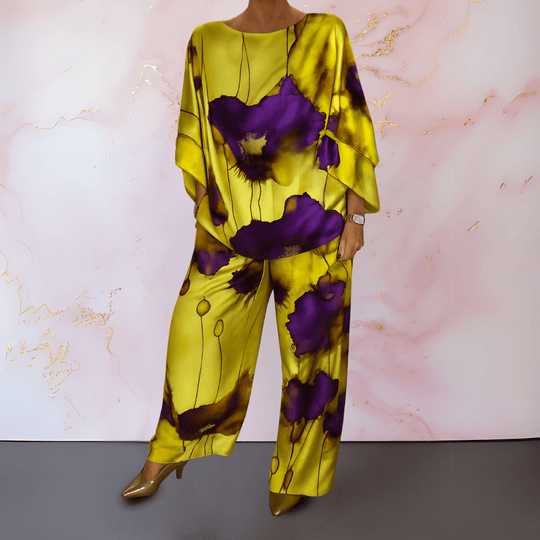 Fashionmoment® Moniek | Ensemble deux pièces en satin pour femme