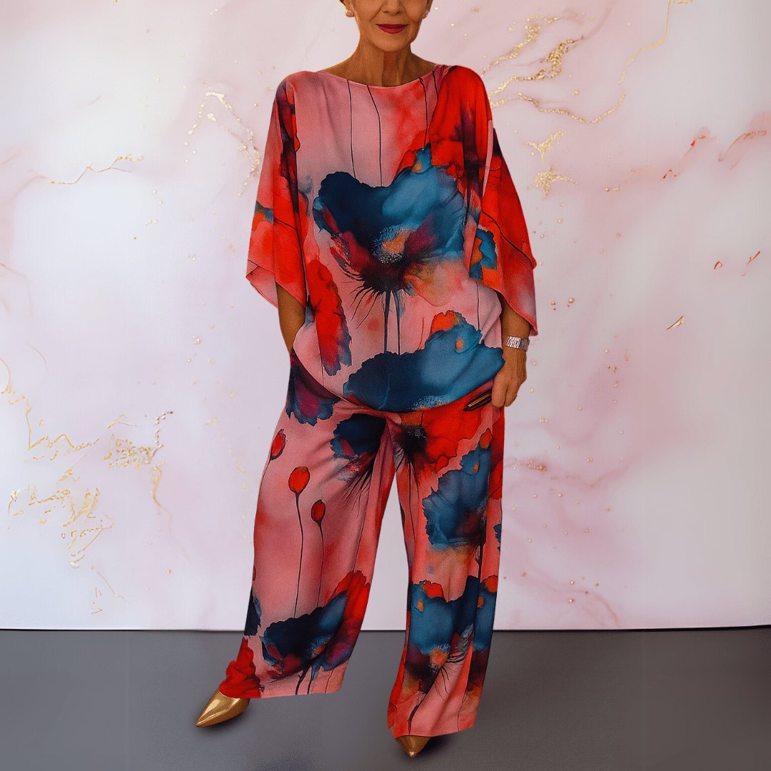 Fashionmoment® Moniek | Ensemble deux pièces en satin pour femme