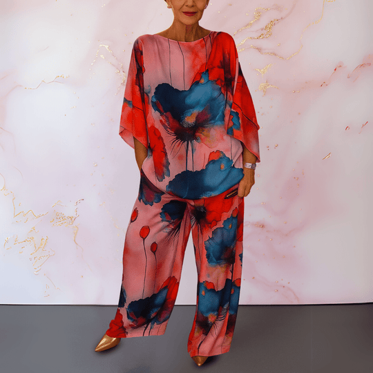 Fashionmoment® Moniek | Ensemble deux pièces en satin pour femme