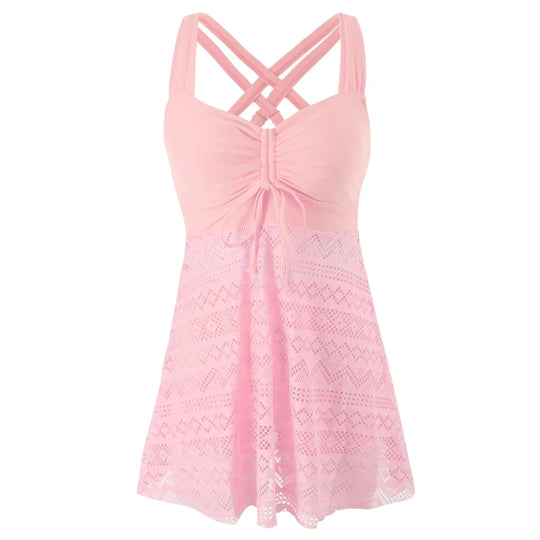 Fashionmoment® | Premium Spitzenhalter Badeanzug