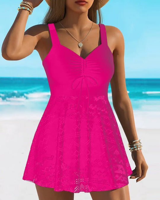 Fashionmoment® | Premium Spitzenhalter Badeanzug