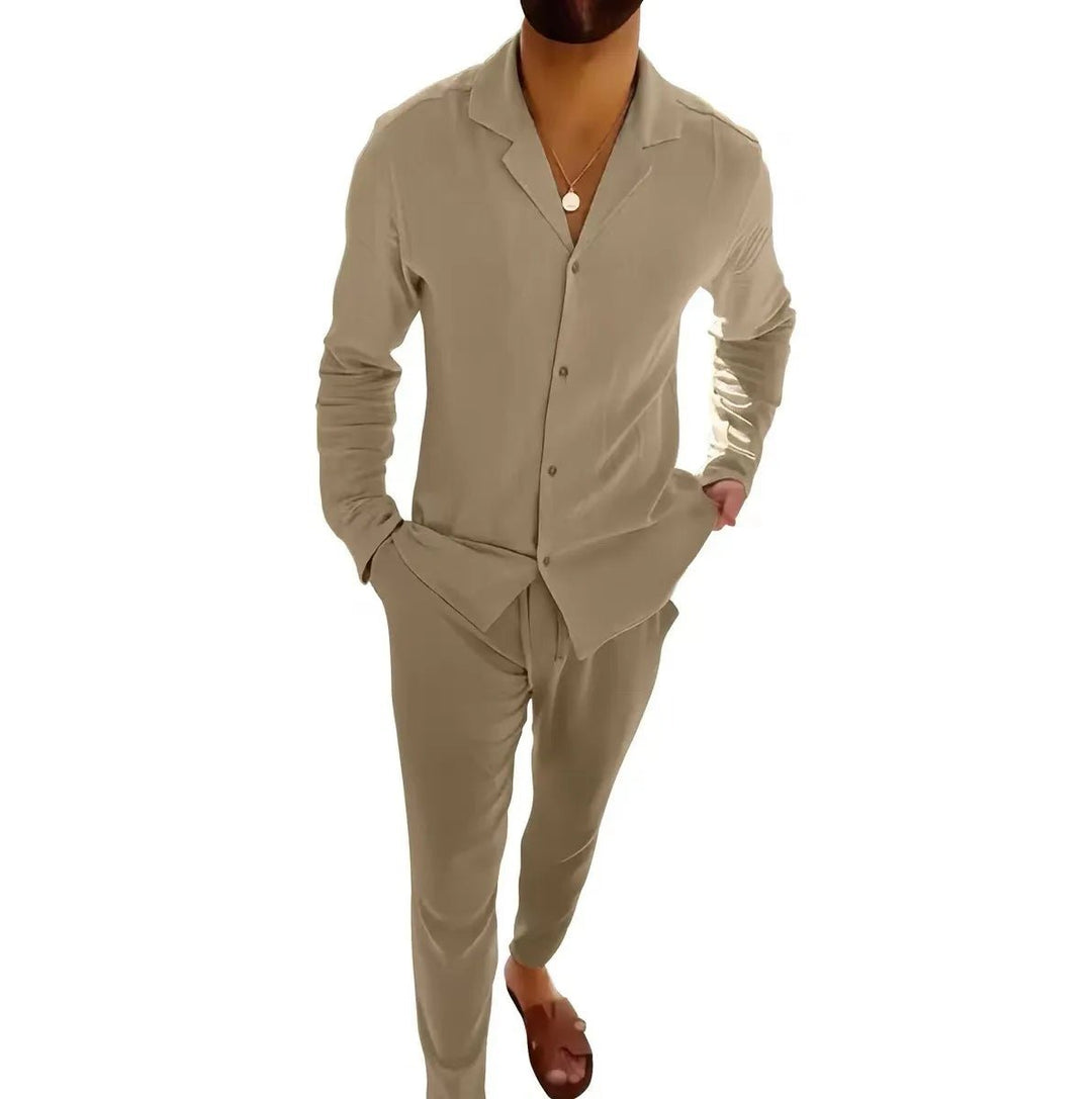 Fashionmoment® | Sommer Leinen Herren Set