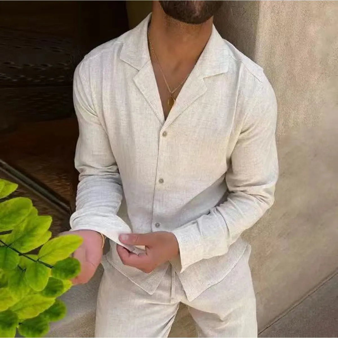 Fashionmoment® | Sommer Leinen Herren Set