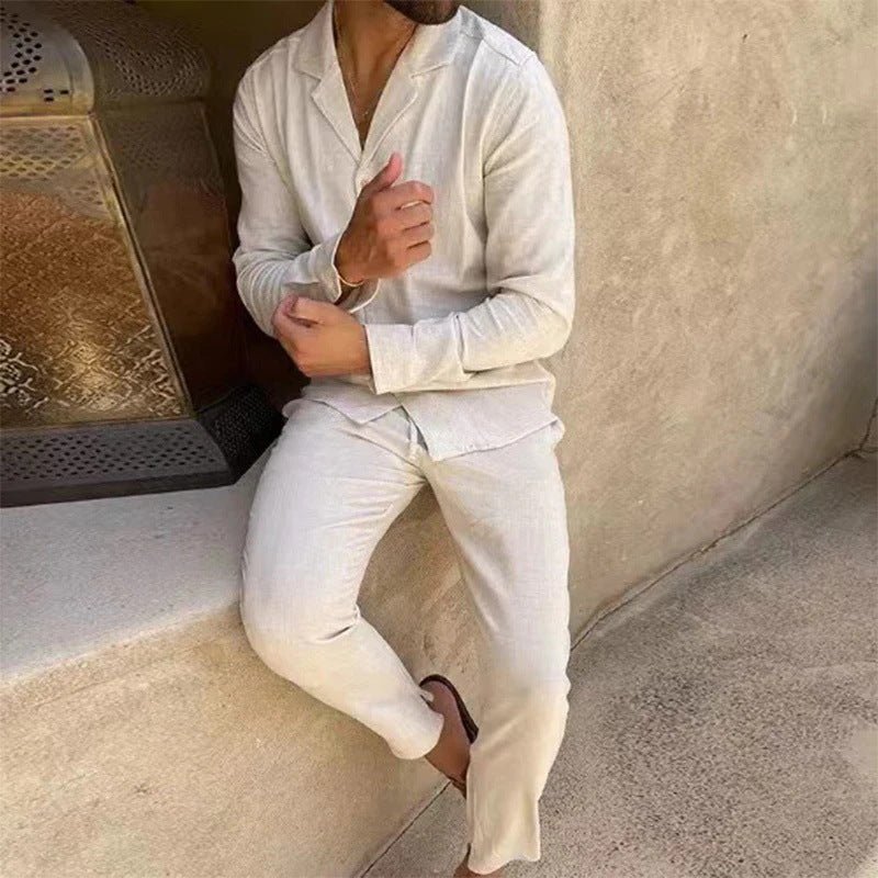 Fashionmoment® | Sommer Leinen Herren Set