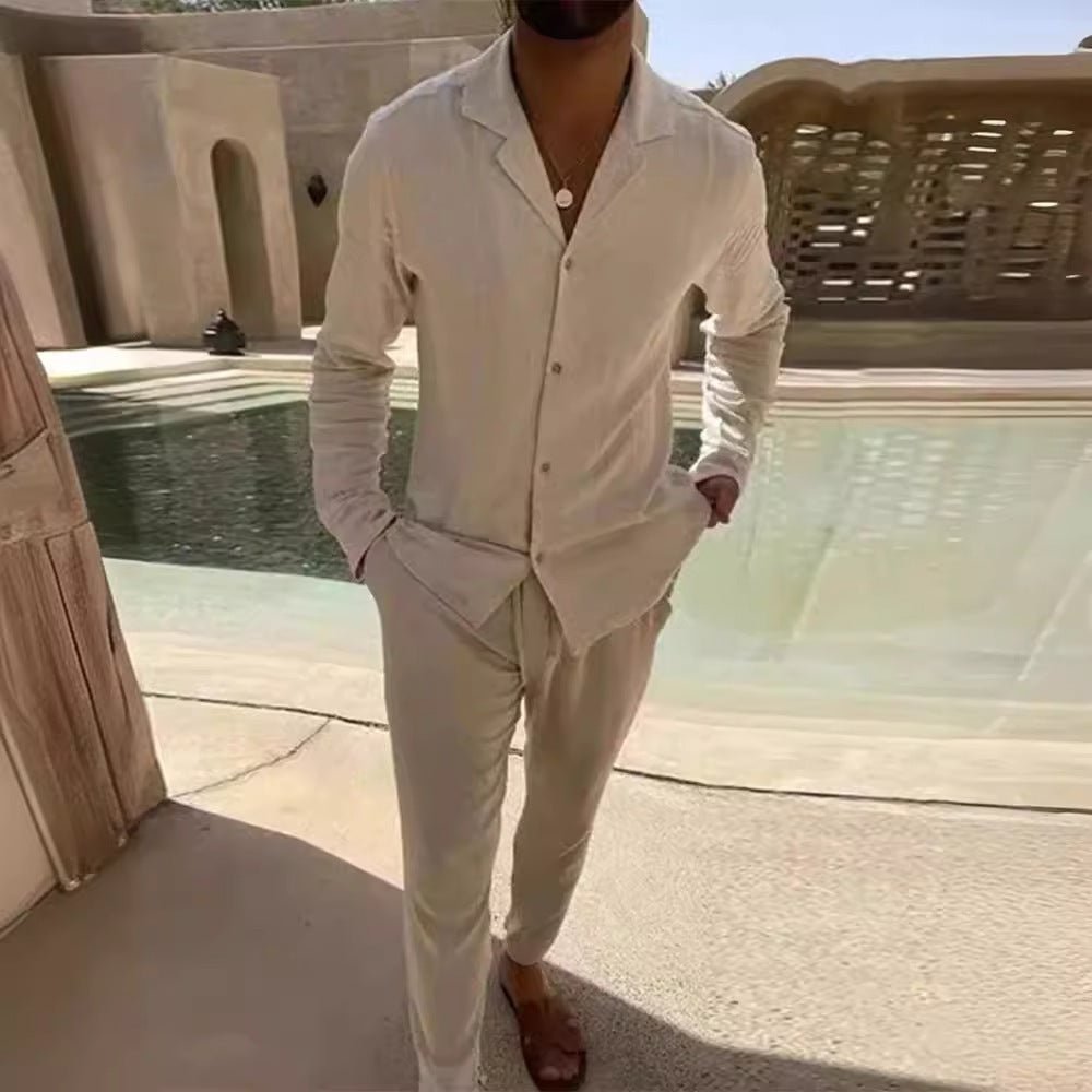 Fashionmoment® | Ensemble homme en lin d'été