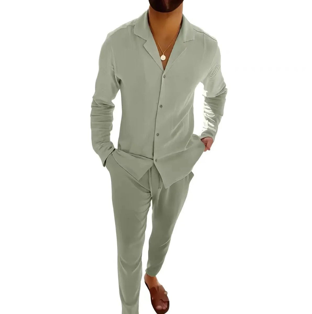 Fashionmoment® | Sommer Leinen Herren Set