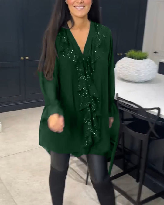 Fashionmoment® | Stilvolle Bluse mit Rüschen