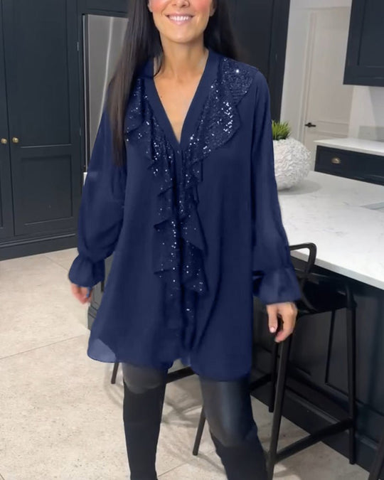 Fashionmoment® | Stilvolle Bluse mit Rüschen
