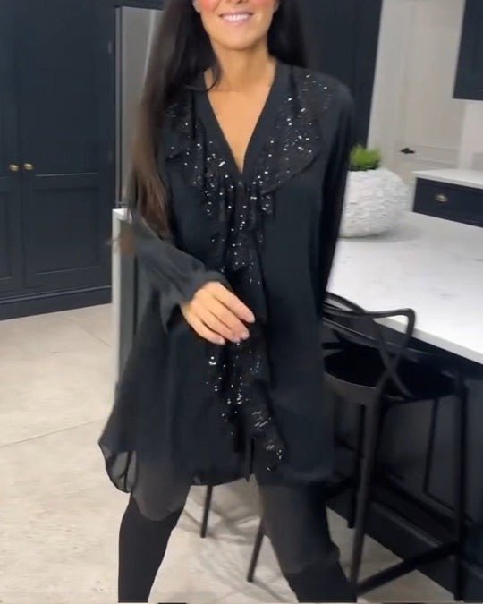 Fashionmoment® | Stilvolle Bluse mit Rüschen