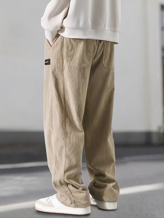 Nouvelle™ | Pantalon droit à taille coulissée avec cordon de serrage