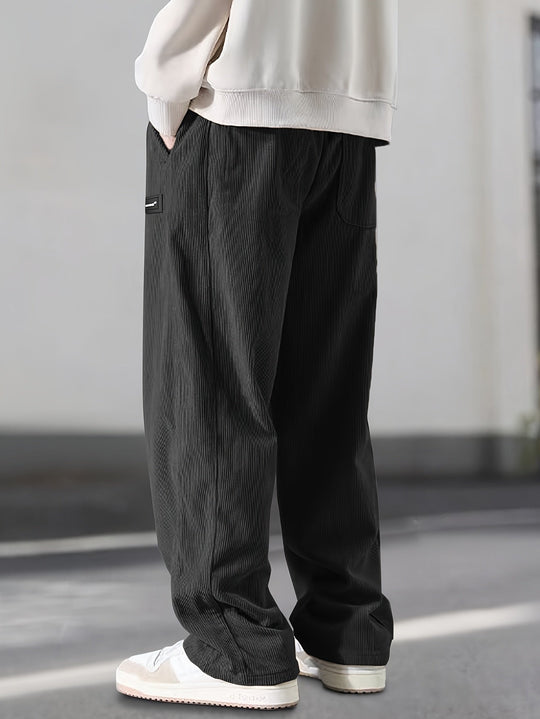 Nouvelle™ | Pantalon droit à taille coulissée avec cordon de serrage