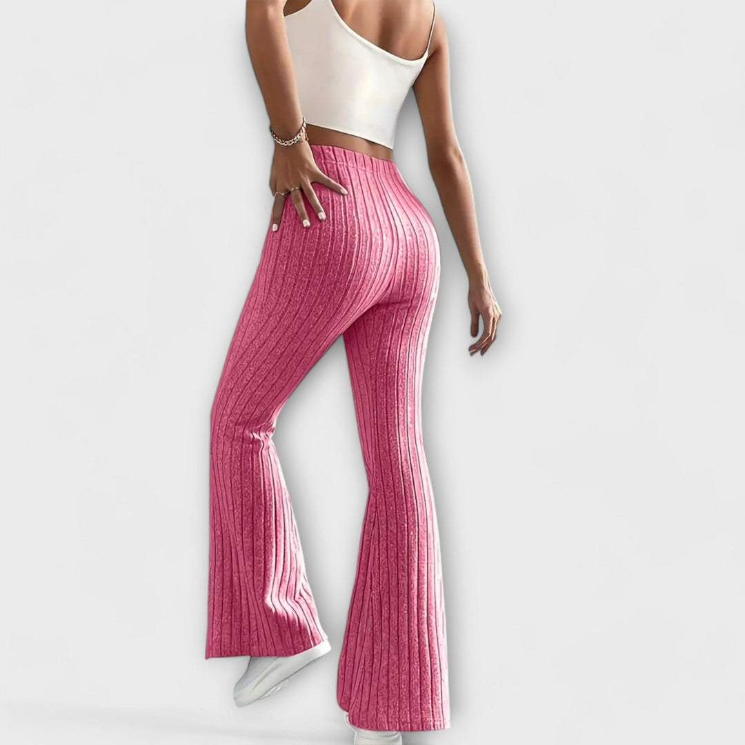 Jennifer - Pantalon évasé élégant