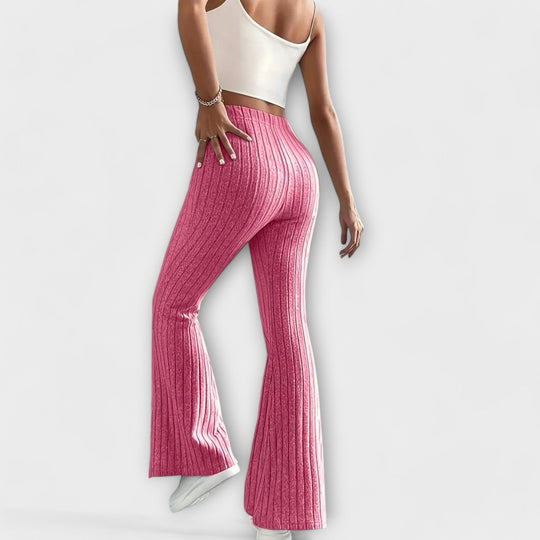 Jennifer - Pantalon évasé élégant