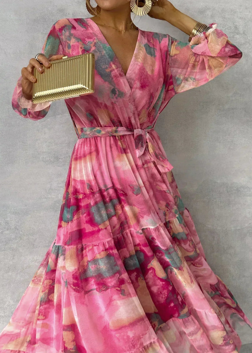 FLORENCE | ROBE ÉLÉGANTE ET FLUIDE AVEC MOTIF FLORAL