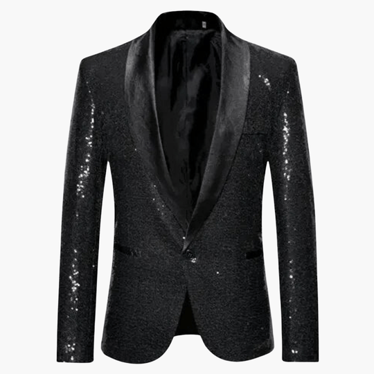 Manteau à paillettes pour homme - aspect brillant 
