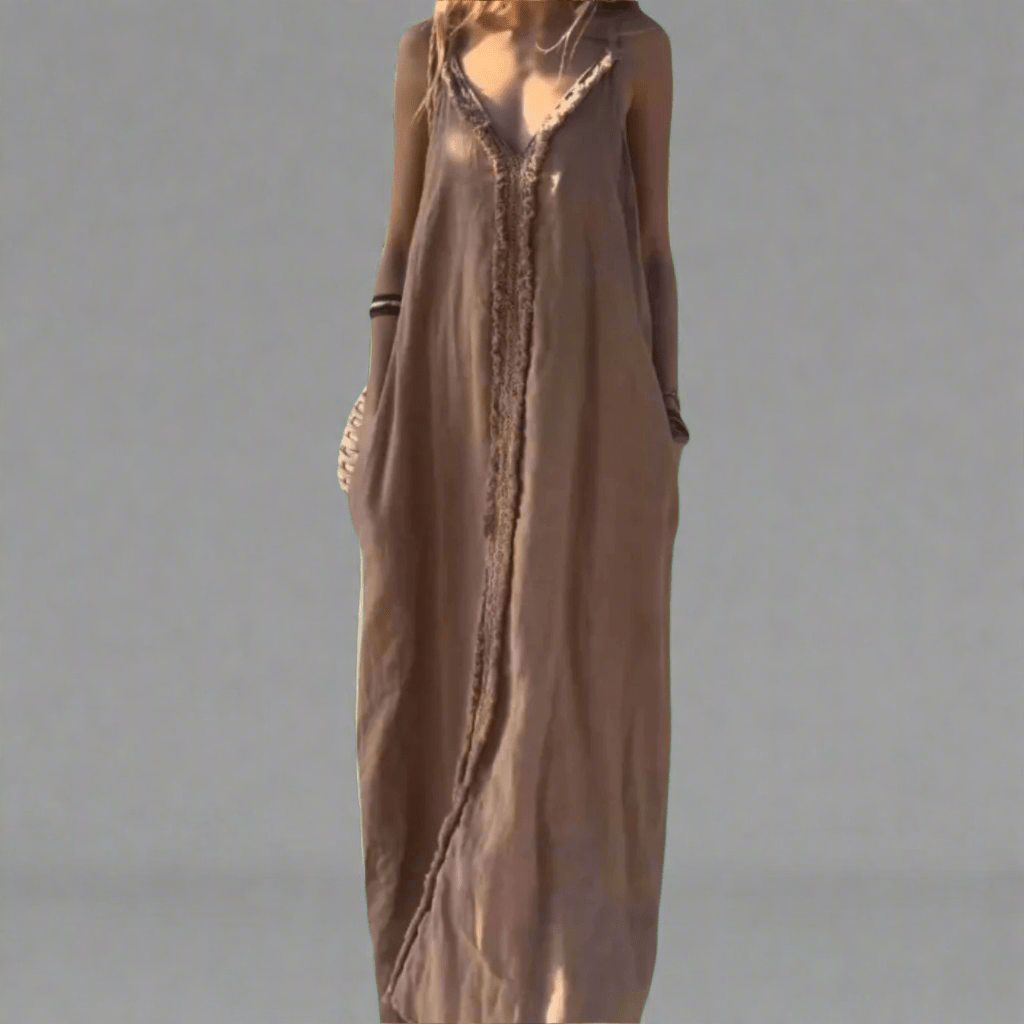 Fralhild | Robe longue bohème élégante