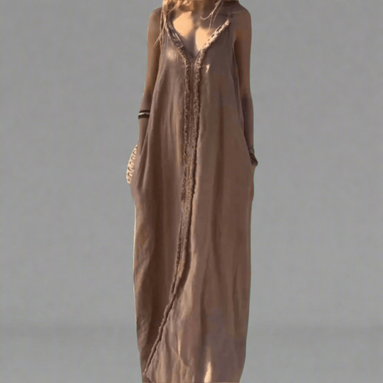 Fralhild | Robe longue bohème élégante