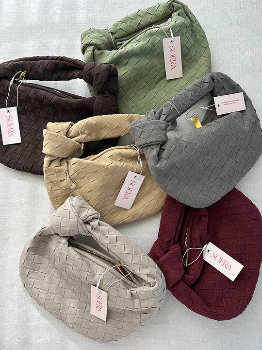 Mini sac tissé