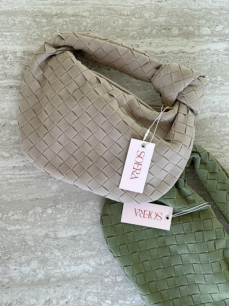 Mini sac tissé