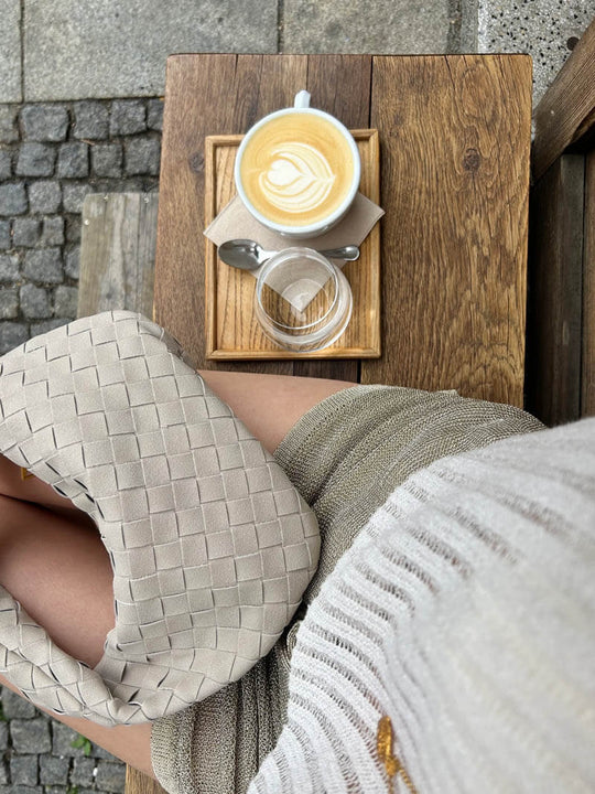 Mini sac tissé