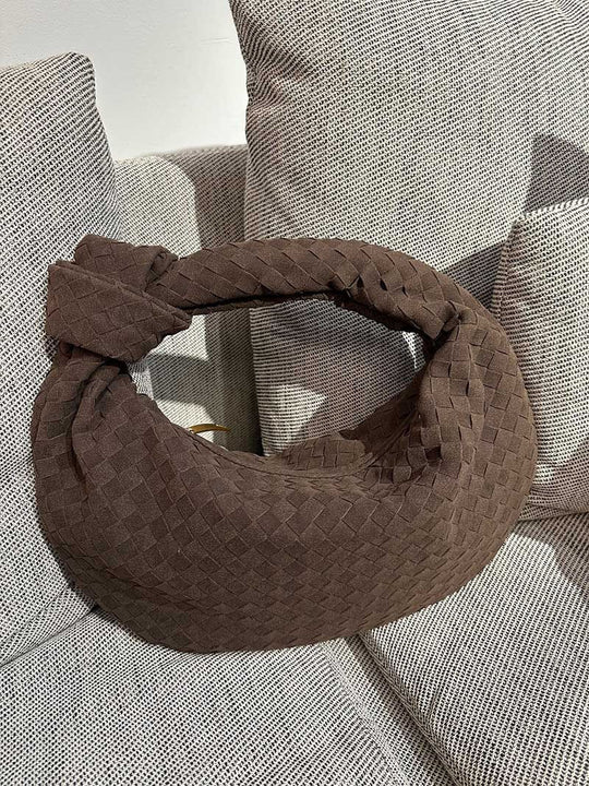 Sac en daim tissé de taille moyenne
