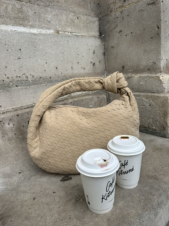 Sac en daim tissé de taille moyenne