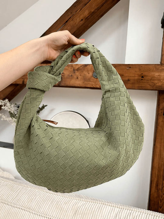 Sac en daim tissé de taille moyenne
