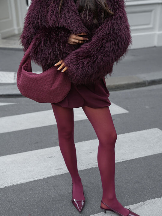 Sac en daim tissé de taille moyenne