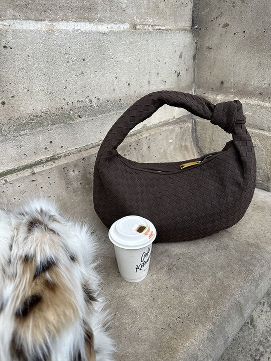 Sac en daim tissé de taille moyenne