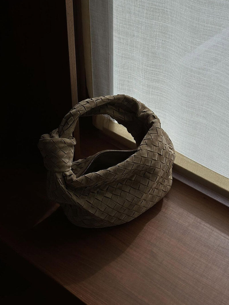 Sac en daim tissé de taille moyenne