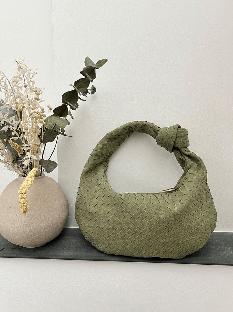 Sac en daim tissé de taille moyenne