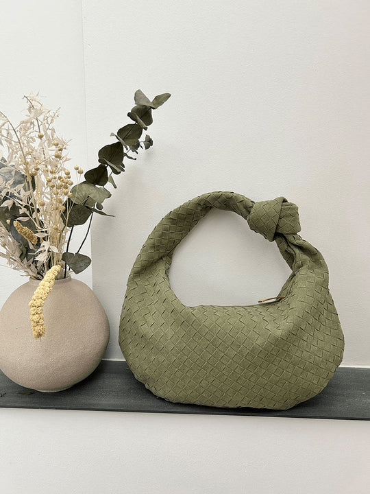 Sac en daim tissé de taille moyenne