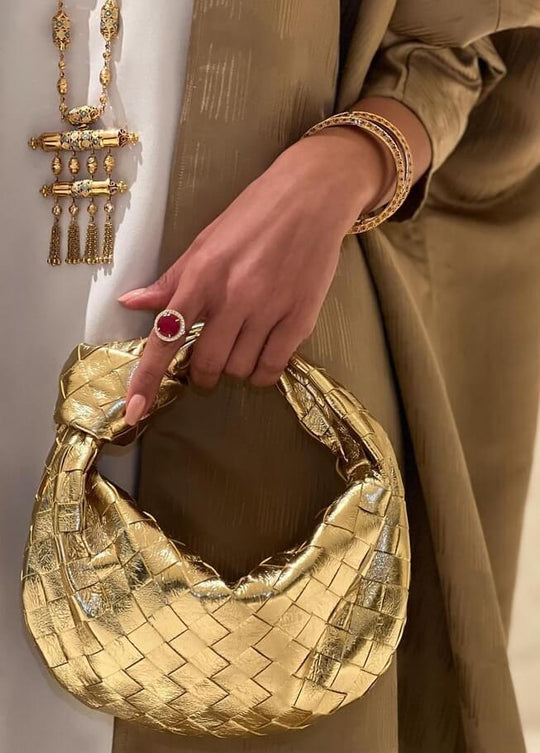 Mini sac tissé