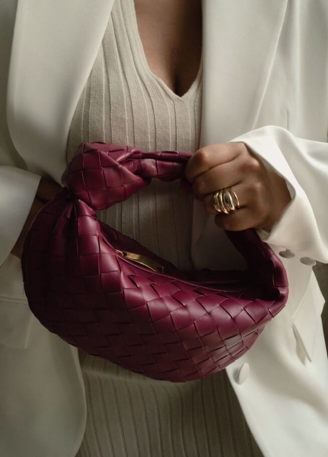 Mini sac tissé