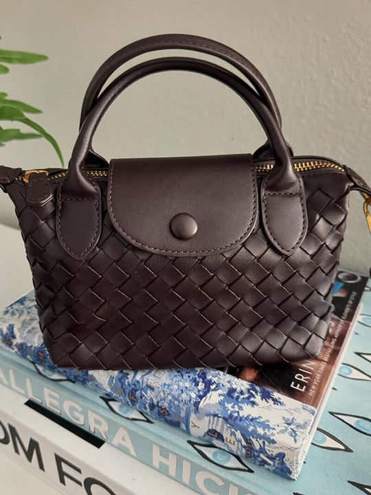 Mini sac tissé Gia